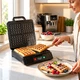Вафельниця електрична Adler AD 3036 1500 Вт для 4 бельгійських вафель з антипригарним покриттям - зображення 9