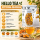 Чай травяной Hello Tea Куркума Облепиха 20 фильтр пакетов без кофеина с лемонграссом апельсиновой цедрой для ежедневного употребления - изображение 3
