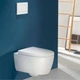 Подвесной унитаз Geberit iCon 530x360 овальный, с сиденьем, белый матовый (503.046.JT.1) - изображение 1
