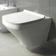 Подвесной унитаз DURAVIT DURASTYLE 540x370 прямоугольный, с сидением, белый (2551090000+006379000) - изображение 1