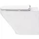 Подвесной унитаз DURAVIT DURASTYLE 540x370 прямоугольный, с сидением, белый (2551090000+006379000) - изображение 3