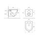 Подвесной унитаз Koller Pool Round округлый, с сиденьем Soft-Close, черный матовый (RN-0520-RQ-M) - изображение 3