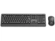 Комплект (клавіатура, миша) REAL-EL KIT-555W Wireless Black (EL123100056) - изображение 2
