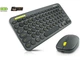 Комплект (клавіатура, миша) REAL-EL KIT-635W Wireless Bluetooth Black (EL123100057) - изображение 4