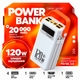 УМБ павербанк батарея powerbank 20000 mAh 120W Fast charge швидка зарядка Kayfovo Q-22 - зображення 1