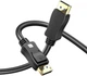 Kabel TECHly DisplayPort 2.1 10K 60 Hz 54 Gbit/s 3 m Black (ICOC-DSP-A21-030) - obraz 4