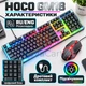 Дротова клавіатура з мишею USB, ігровий набір із RGB-підсвічуванням, мембранна клавіатура на 104 клавіші RU/ENG - зображення 2