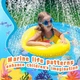 Игровой водный коврик Голубой Дельфин 100 см для детей • Надувной бассейн фонтан с разбрызгивателем для дачи и двора - изображение 5