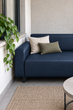 Диван офисный Tobi Sho Арне с подлокотниками 1380х700х740 мм, кожзам Midnight Blue/2227 - изображение 5