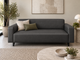 Диван офисный Tobi Sho Арне с подлокотниками 1880х700х740 мм, кожзам Dark Grey/2233 - изображение 5