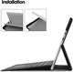 Чохол SlimFit Microsoft Surface Pro 12 Copilot+ PC (2025-2026) Чорний - зображення 5
