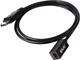 Подовжувальний кабель Club 3D Mini DisplayPort — DisplayPort 1.4 1 м Black (CAC-1120) - зображення 2