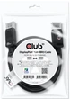 Kabel Club 3D DisplayPort 1.4 2 m Black (CAC-2068) - obraz 8