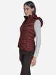 Теплий жилет короткий жіночий Calvin Klein 588122625 XL Бордовий (1163218112) - зображення 3
