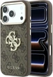 Чохол для смартфона Apple iPhone 18 Pro/17 Pro Guess 4G & Big Strass Logo Brown (GUHCP18L6P4DSMLW) - зображення 1