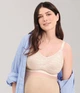 Кружевной топ для беременных и кормящих мам с плотными чашками Anita 5057 XL Айвори - изображение 2