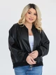 Куртка из искусственной кожи женская ELFBERG MS-467 58-62 Черная (2000000999340) - изображение 3