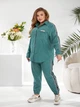Костюм вельветовый женский ELFBERG VM-685 48-50 Зеленый (2000001040836) - изображение 5