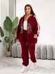Спортивный костюм женский ELFBERG VM-895 56-58 Бордовый (2000001042823) - изображение 3