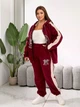Спортивный костюм женский ELFBERG VM-895 56-58 Бордовый (2000001042823) - изображение 4