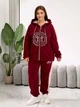 Спортивный костюм женский ELFBERG VM-895 56-58 Бордовый (2000001042823) - изображение 7