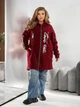 Толстовка на молнии утеплена женская ELFBERG VM-639 56-58 Бордовая (2000001040454) - изображение 1