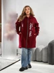 Толстовка на молнии утеплена женская ELFBERG VM-639 56-58 Бордовая (2000001040454) - изображение 8