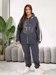 Спортивный костюм женский ELFBERG VM-895 52-54 Графитовый (2000001042847) - изображение 7