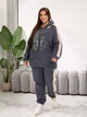 Спортивный костюм женский ELFBERG VM-895 56-58 Графитовый (2000001042854) - изображение 8