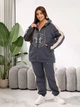 Спортивный костюм женский ELFBERG VM-895 56-58 Графитовый (2000001042854) - изображение 10