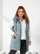 Теплый жилет длинный женский ELFBERG MAR-0513 56-58 Фисташковый (2000001067918) - изображение 6