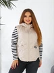 Теплый жилет короткий женский ELFBERG MAR-0470 46-48 Кремовый (2000001066836) - изображение 1