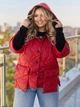 Куртка демисезонная женская ELFBERG MAR-0555 52-54 Красная (2000001069547) - изображение 4