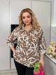 Рубашка женская ELFBERG MC-003 56-58 Мокко (2000001048573) - изображение 4
