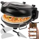 Печь для пиццы Ruhhy 1200 Вт 420°C с керамическим камнем (5900779957114) - изображение 8