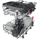 Посудомоечная машина Whirlpool WSFO3T223PCX 10 комплектов Inox (8003437234323) - изображение 5