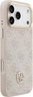 Etui na smartfon Apple iPhone 18 Pro Max/17 Pro Max Guess 4G Strass Logo MagSafe Pink (GUHMP18XP4GRMDEP) - obraz 4