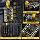 Прозорий DIY корпус для Power Bank 3×18650 з LED лампою • Micro USB + Type-C, 2 USB виходи, заряджання 10 Вт, без акумуляторів - зображення 4