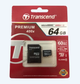 Карта памяти Transcend 300S 64GB microSDXC A1 U1 Class 10, 100 МБ/с + SD-адаптер - изображение 1