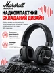 Наушники маршал беспроводные Bluetooth с микрофоном USB-C шумоподавлением стерео блютуз игровые накладные беспроводная быстрая зарядка для музыки гейминга Marshall Major IV - изображение 3
