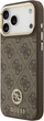 Etui na smartfon Apple iPhone 18 Pro Max/17 Pro Max Guess 4G Strass Logo MagSafe Brown (GUHMP18XP4GRMDEW) - obraz 3
