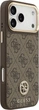 Etui na smartfon Apple iPhone 18 Pro Max/17 Pro Max Guess 4G Strass Logo MagSafe Brown (GUHMP18XP4GRMDEW) - obraz 4