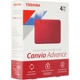 Внешний жесткий диск Toshiba Canvio Advance 4 ТБ 2.5" USB 3.2 Gen 1 Red (HDTCA40ER3CA) - изображение 10