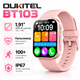 Смарт-часы Oukitel BT103 AMOLED 1.91 дюйма Bluetooth Pink (6931940767057) - изображение 1