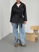 Тренч женский ELFBERG UW-118 48-50 Графитовый (2000001047743) - изображение 3