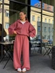 Спортивный костюм на флисе женский ELFBERG BS-933 42-46 Фрезовый (2000001092064) - изображение 2