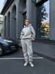 Спортивный костюм на флисе женский ELFBERG BO-470 42-46 Бежевый (2000001093986) - изображение 3