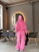 Спортивный костюм на флисе женский ELFBERG BS-951 42-46 Розовый (2000001092675) - изображение 2