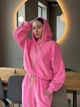 Спортивный костюм на флисе женский ELFBERG BS-951 48-50 Розовый (2000001092682) - изображение 4