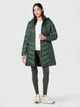 Куртка демисезонная удлиненная с капюшоном женская Calvin Klein 799669007 XL Зеленая (1163161085) - изображение 3